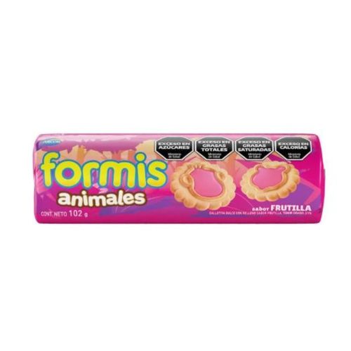 Galletitas De Vainilla Y Frutilla Formis 102 Gr.