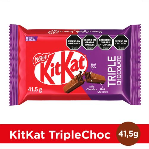 Oblea Kitkat Triple Chocolate 41.5 Gr.