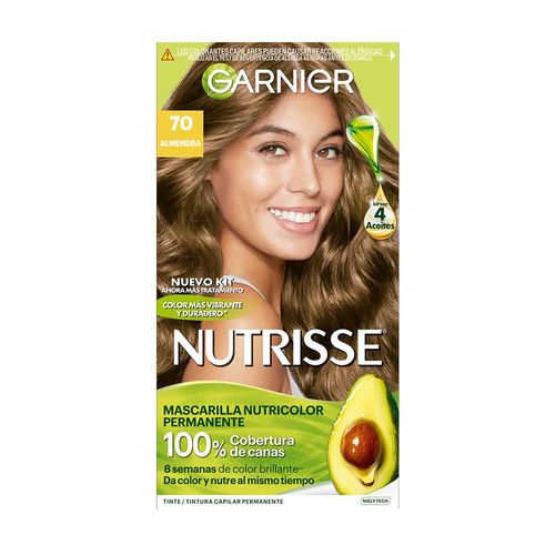 Tintura Permanente Colorisse Nutrisse Tono 70 Almendra Garnier 1 Ud.