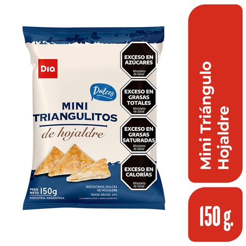 Mini Triangulitos de Hojaldre Dia 150 Gr.