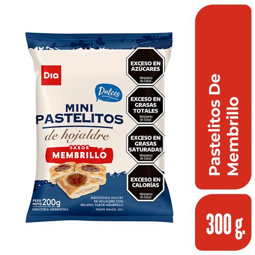 Pastelillos Membrillo Dia 200 Gr.