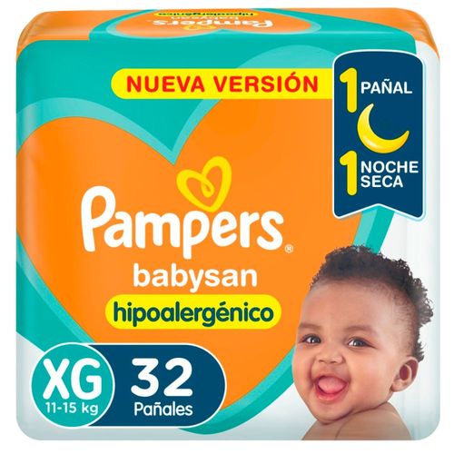 Pañales Babysan Extra Grandes Pampers 32 Ud.