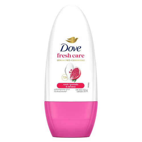 Antitranspirante Dove Fresh Care Granada Y Verbena Roll-On 50 Ml.