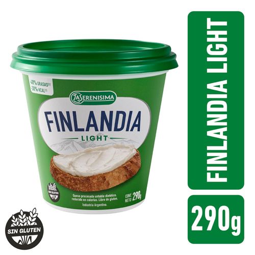 Queso Untable Finlandia Light 290 Gr.