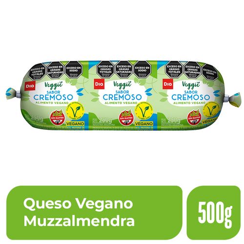 Queso Muzzalmendra Vegano 500 Gr.