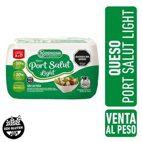 Queso Por Salut Light La Serenisima 500 Gr.