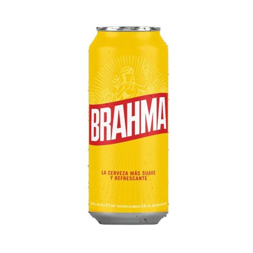 Cerveza Brahma Lata 473 Ml.