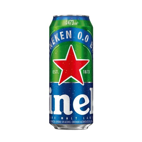 Cerveza 0.0 Alcohol Heineken 473 Ml.