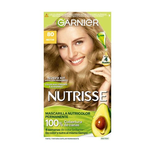Tintura Permanente Colorisse Tono 80 Nectar Nutrisse Garnier 1 Ud.
