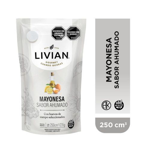 Mayonesa Sabor Ahumado Livian 235 Gr.