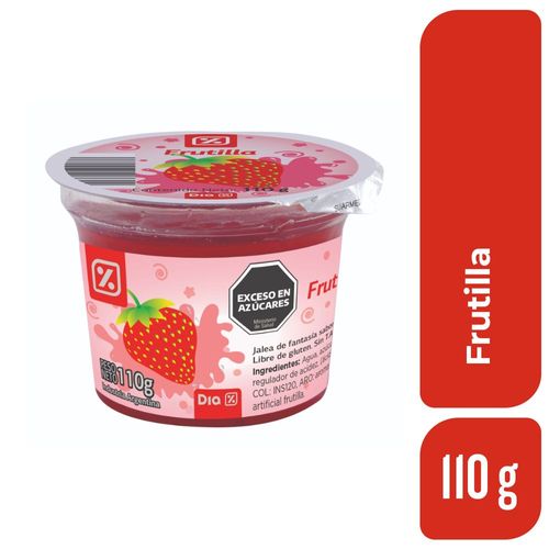 Gelatina Sabor Frutilla Dia 110 Gr.