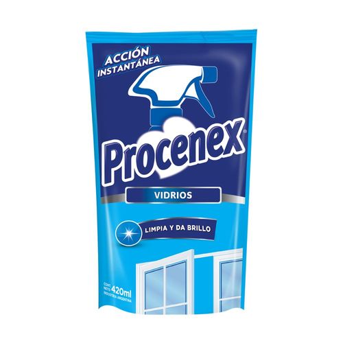 Limpiador Para Vidrios Doypack Procenex 420 Ml.