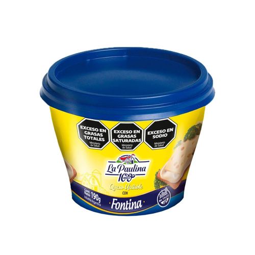 Queso Untable Fontina La Paulina 190 Gr.