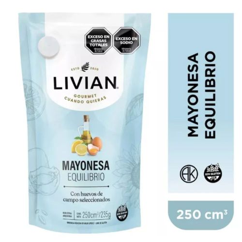 Mayonesa Equilibrio Livian 500 Gr.