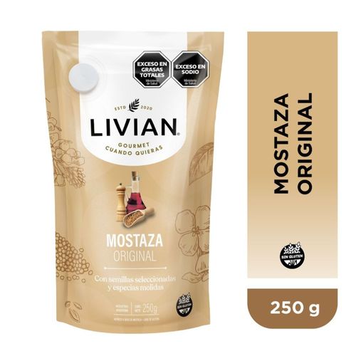 Mostaza Original Livian 250 Gr.