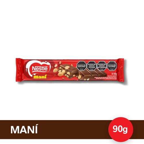Nestlé Chocolate Con Maní X 90 Gr.