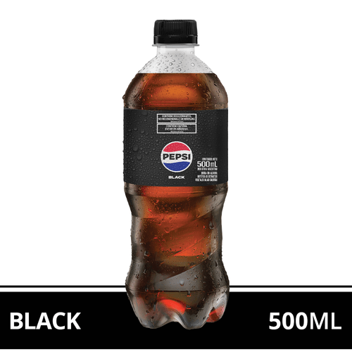 Gaseosa Pepsi Black Botella 500 Ml.