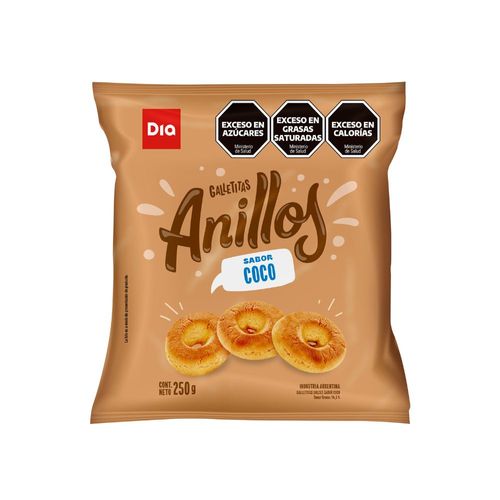 Galletitas Anillo de Coco Dia 250 Gr.