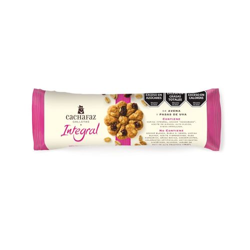 Galletitas Integrales Pasas Cachafaz 225 Gr.