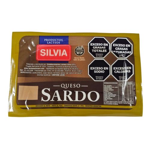 Queso Sardo Silvia X Kg.