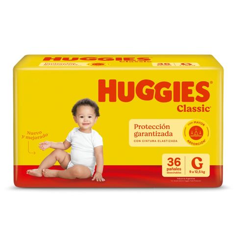 Pañal Classic G Huggies 36 Ud.