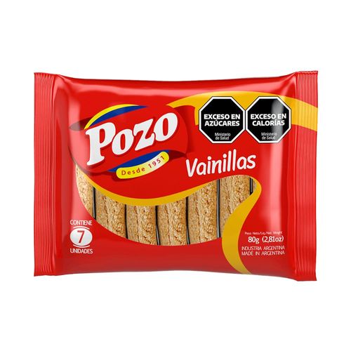 Galletitas Pozo Vainillas 85 Gr.