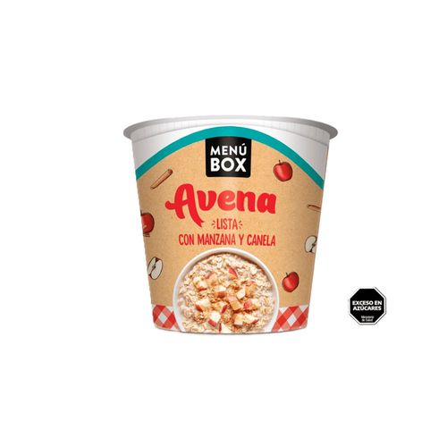 Avena Box Manzana y Canela Menú Box 59 Gr.