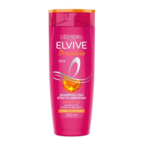 Shampoo Dream Lisso Elvive 200 Ml.