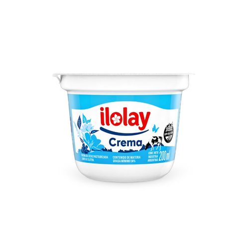 Crema De Leche Ilolay X 200 Ml.