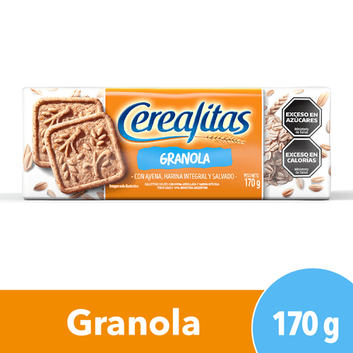 Galletitas dulces Cerealitas Granola 170 Gr.