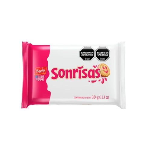 Galletitas Sonrisas Frambuesa 3 Un. 324 Gr.