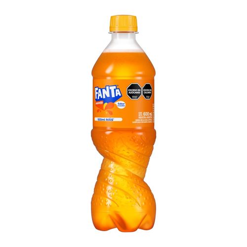 Gaseosa Naranja Fanta 600 Ml.