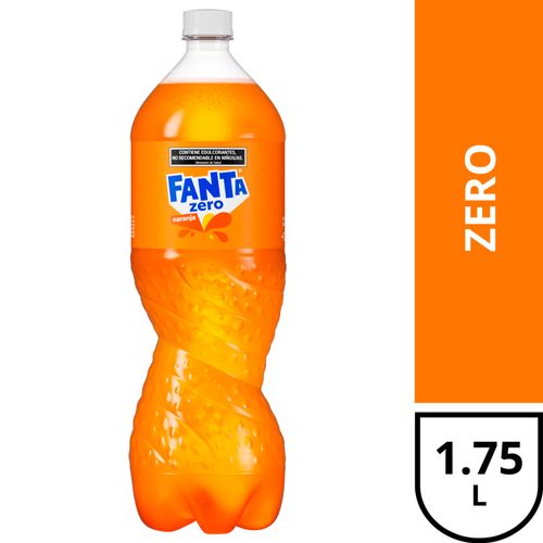 Gaseosa Fanta Zero Naranja 1,75 Lt.