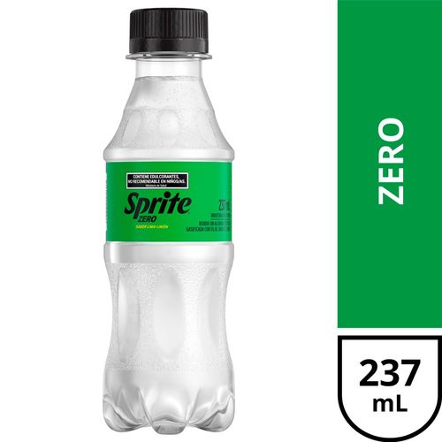 Gaseosa Sprite Zero Lima-LimÃ³n 237 Ml.