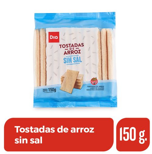 Tost De Arroz Sin Sal Dia 150 Gr.