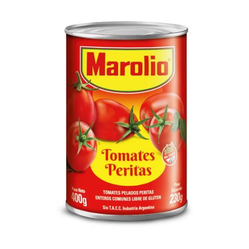 Tomate Perita Pelado Marolio 400 Gr.