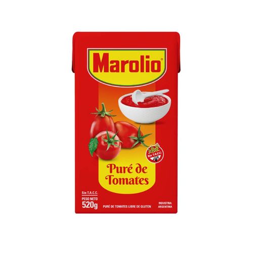Pure De Tomate Marolio 520 Gr.