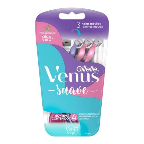 Afeitadora Simply Base Venus 4 Ud.