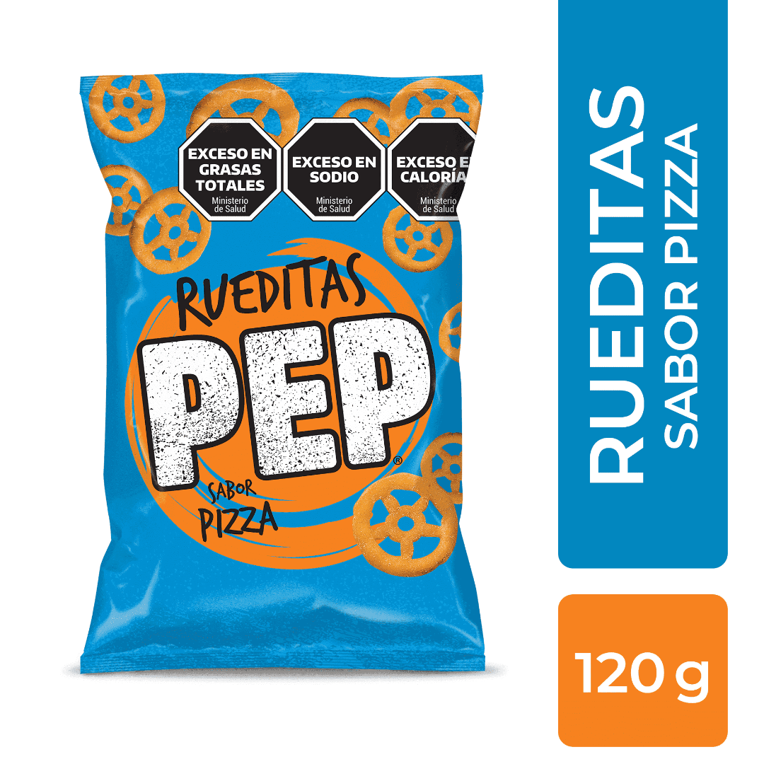 Rueditas Sabor Pizza Pep x 120 gr