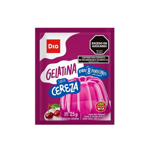 Gelatina Cereza Dia 25 Gr.