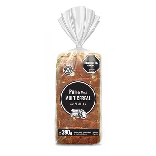 Pan de molde Multicereal 390 Gr.