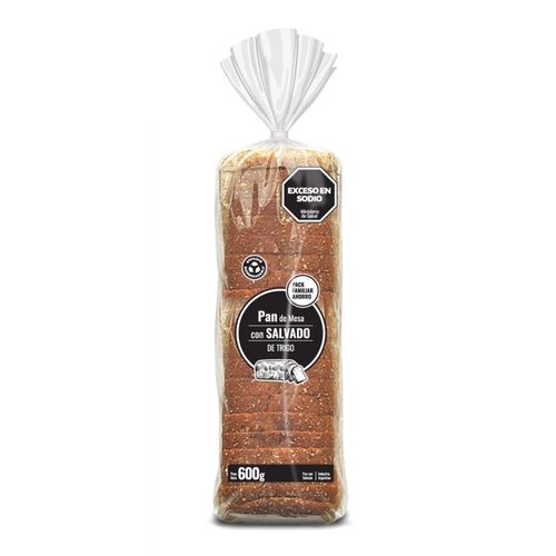 Pan De Salvado Familiar 600 Gr.