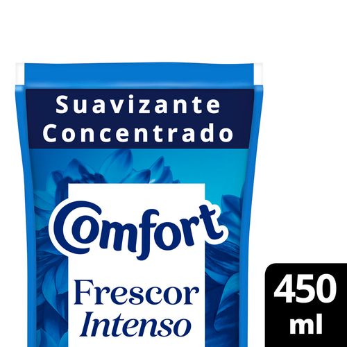 Suavizante Concentrado Comfort Frescor Intenso Doypack 450 Ml.