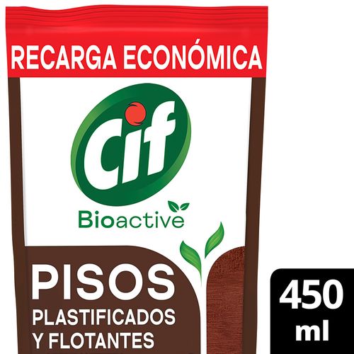 Limpiador Liquido Cif Pisos Plastificados Y Flotantes Botella 450 Ml.
