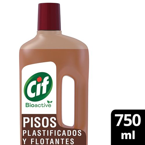 Limpiador Liquido Cif Pisos Plastificados Y Flotantes Recarga Economica 750 Ml.