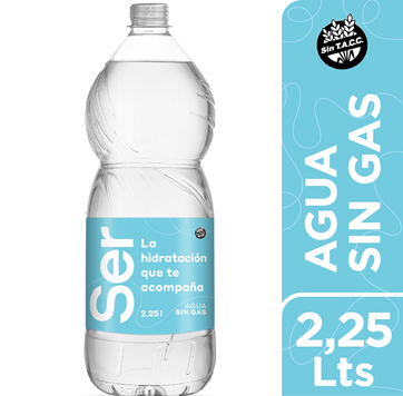 Agua Ser sin gas 2,25 Lt.