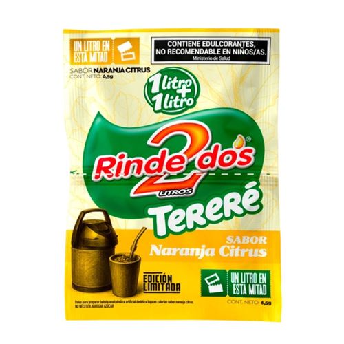 Jugo En Polvo Terere Naranja Citrus Rinde Dos 13 Gr.