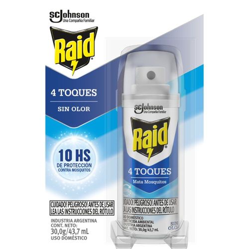 Mini 4 Toques Raid 43 Ml.