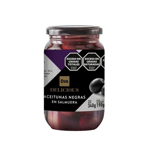 Aceitunas Negras Frasco Delicious 190 Gr.