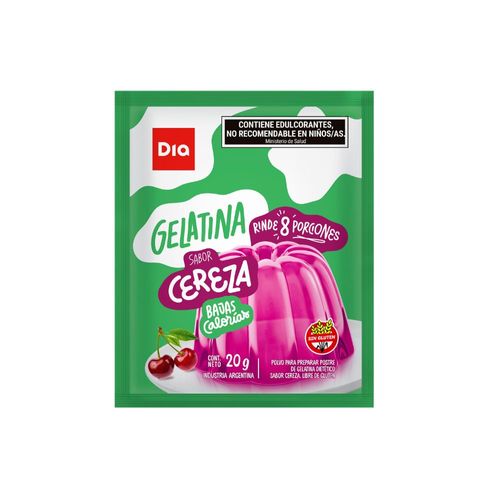 Gelatina Cereza Light Dia 20 Gr.